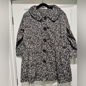 KEREN hart Monochrome Floral Jacket‎